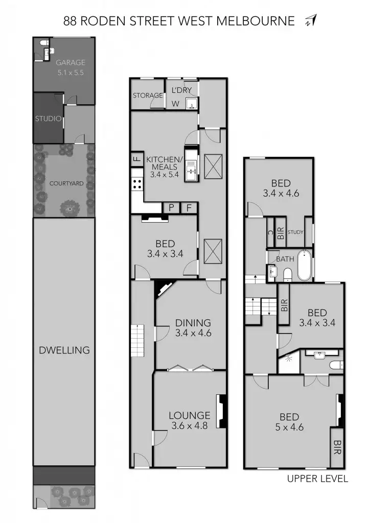 Floorplan of Homely house listing, 88 Roden Street, West Melbourne VIC 3003