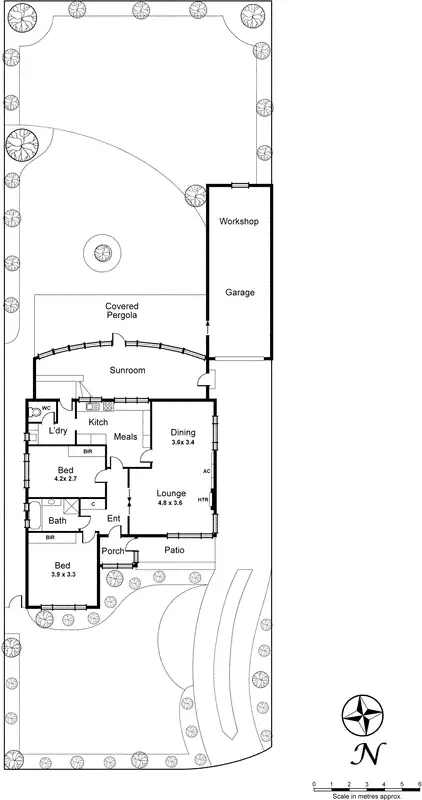 Floorplan of Homely house listing, 8 Namron Street, Bentleigh East VIC 3165
