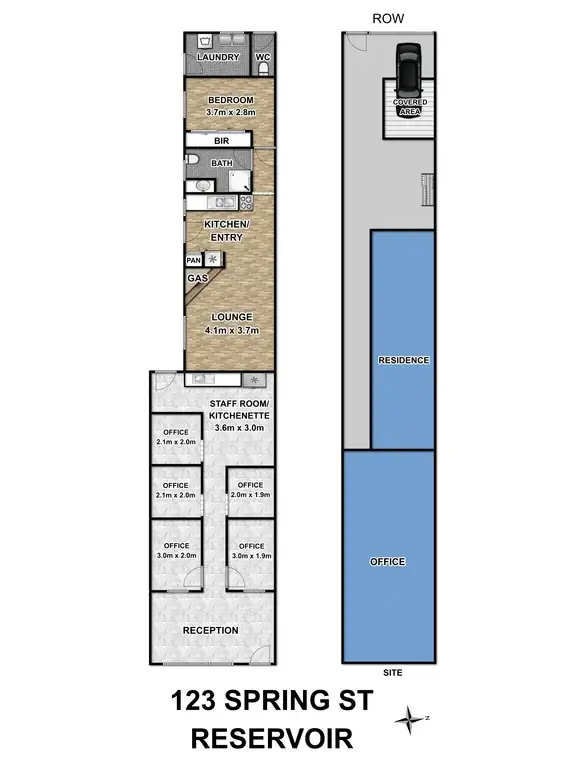 Floorplan of Homely house listing, 123 Spring Street, Reservoir VIC 3073