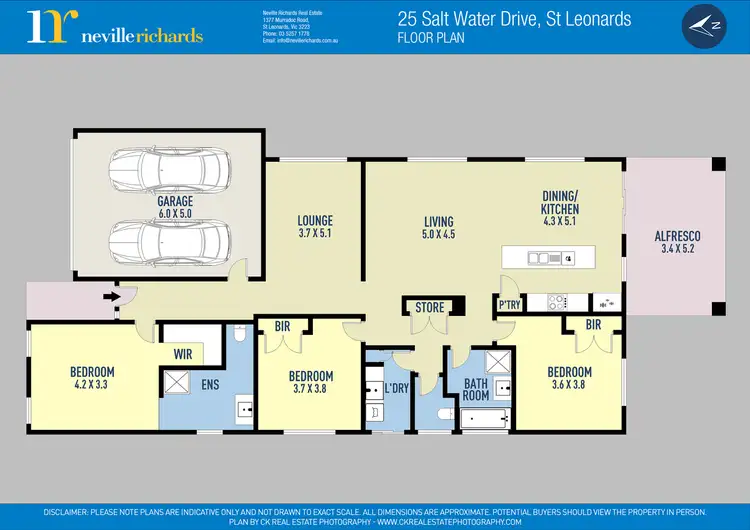 Floorplan of Homely house listing, 25 Salt Water Drive, St Leonards VIC 3223