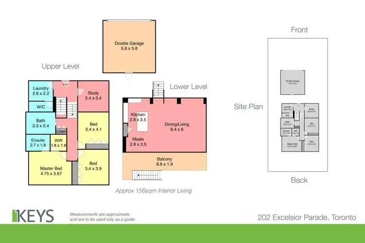 Floorplan of Homely house listing, 202 Excelsior Pde, Toronto NSW 2283