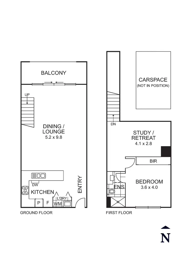 Floorplan of Homely apartment listing, 4/40 Springthorpe Boulevard, Macleod VIC 3085
