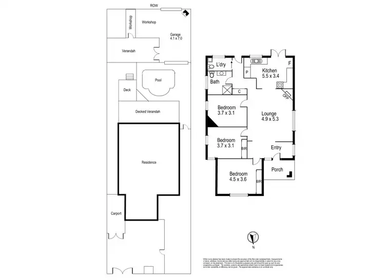 Floorplan of Homely house listing, 5 King William Street, Reservoir VIC 3073