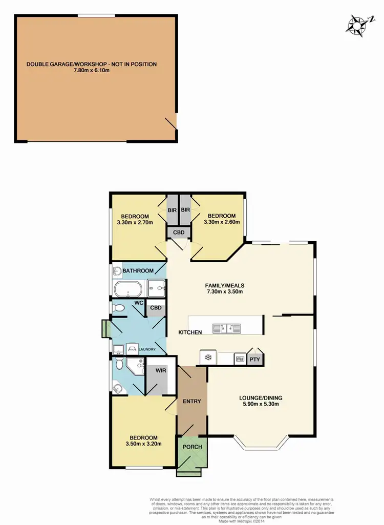 Floorplan of Homely house listing, 141 Avebury Drive, Berwick VIC 3806