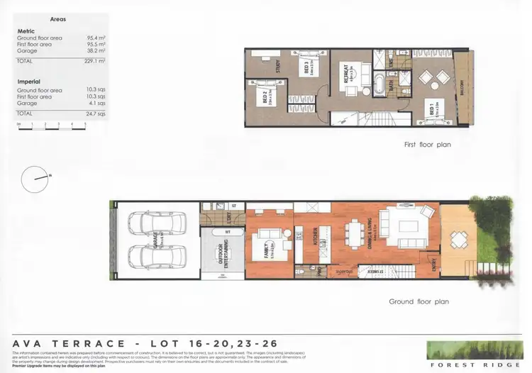 Floorplan of Homely townhouse listing, 25 Charlottes Way, Forest Hill VIC 3131