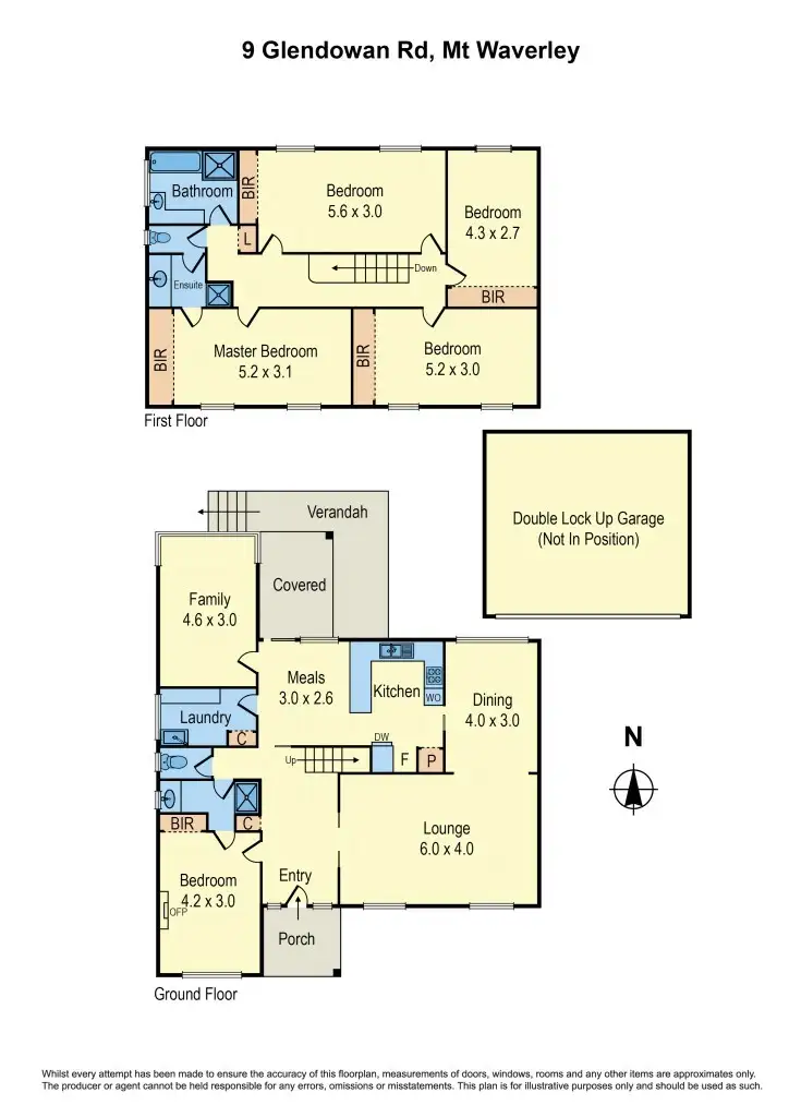 Floorplan of Homely house listing, 9 Glendowan Road, Mount Waverley VIC 3149