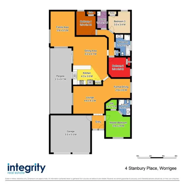 Floorplan of Homely house listing, 4 Stanbury Place, Worrigee NSW 2540