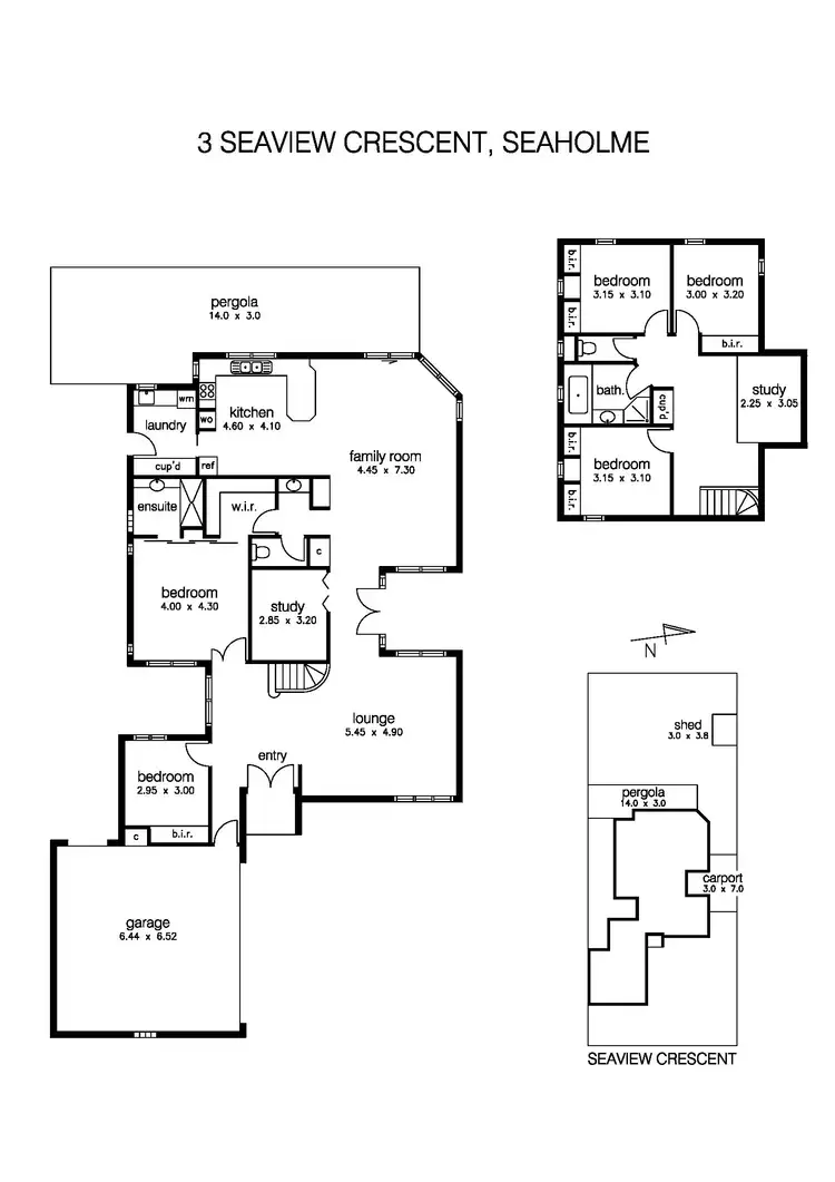 Floorplan of Homely house listing, 3 Seaview Crescent, Seaholme VIC 3018