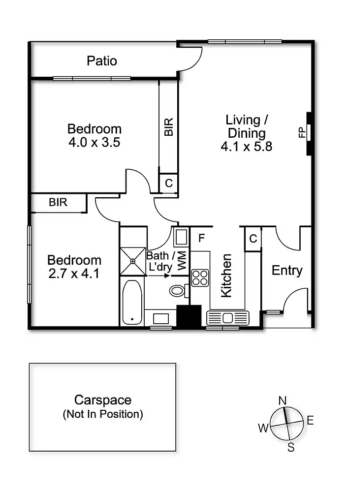 Floorplan of Homely apartment listing, 9/14 Charles Street, Glen Iris VIC 3146