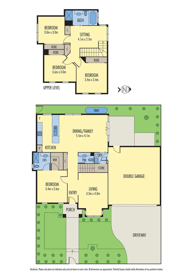 Floorplan of Homely townhouse listing, 1/2 Lee Anne Street, Blackburn South VIC 3130