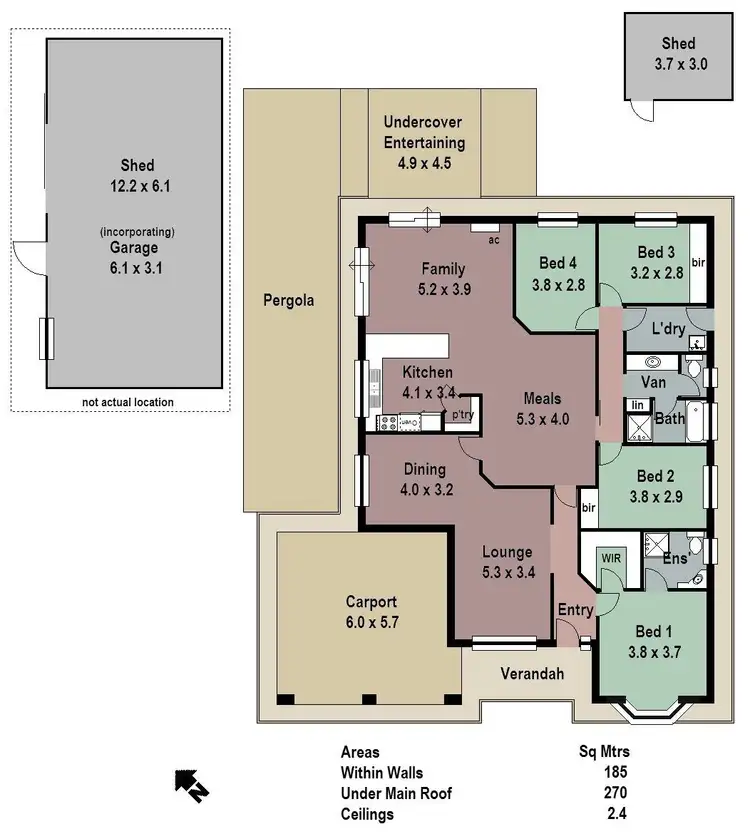 Floorplan of Homely house listing, 16 West Terrace, Balhannah SA 5242