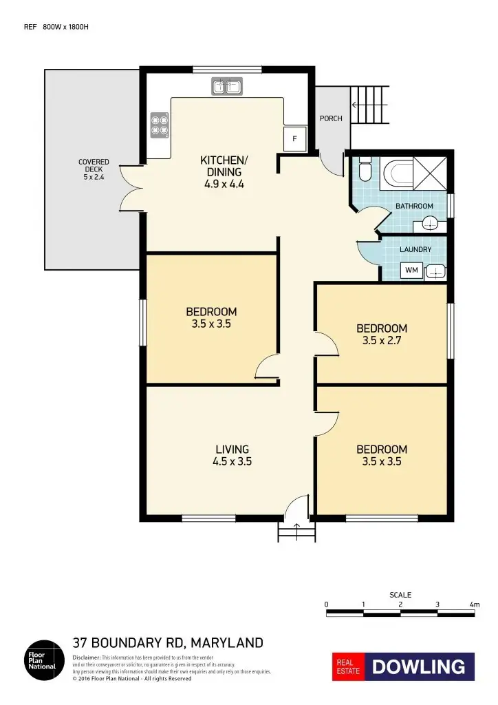 Floorplan of Homely house listing, 37 Boundary Street, Wallsend NSW 2287