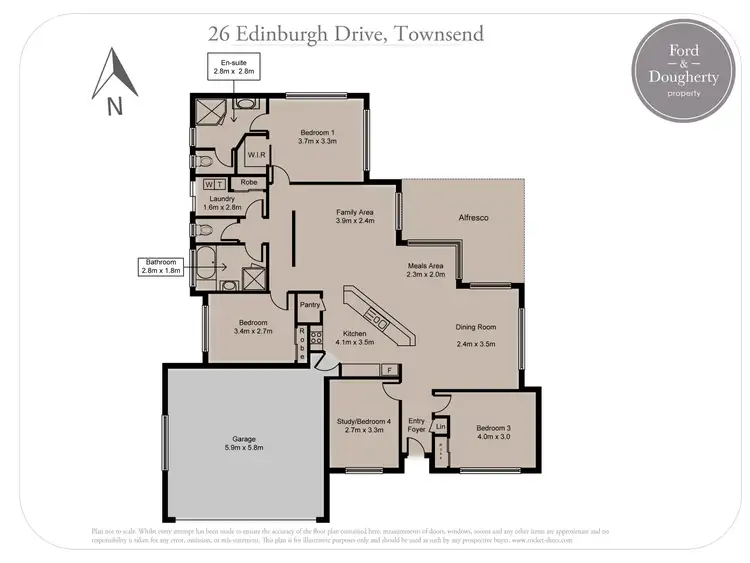 Floorplan of Homely house listing, 26 Edinburgh Drive, Townsend NSW 2463