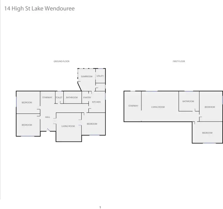 Floorplan of Homely house listing, 14 High Street, Lake Wendouree VIC 3350