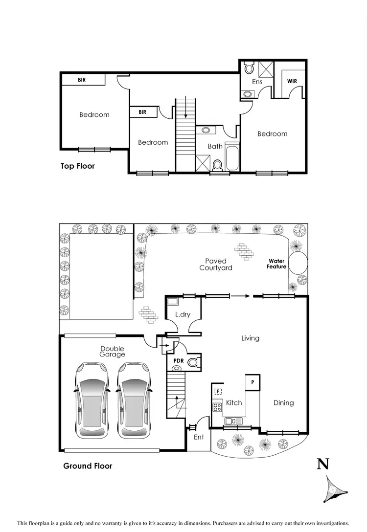 Floorplan of Homely townhouse listing, 4/100 Warrigal Road, Parkdale VIC 3195