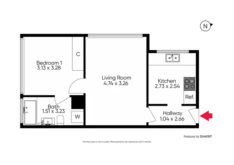 Floorplan of Homely apartment listing, 6/133 Alma Road, St Kilda East VIC 3183