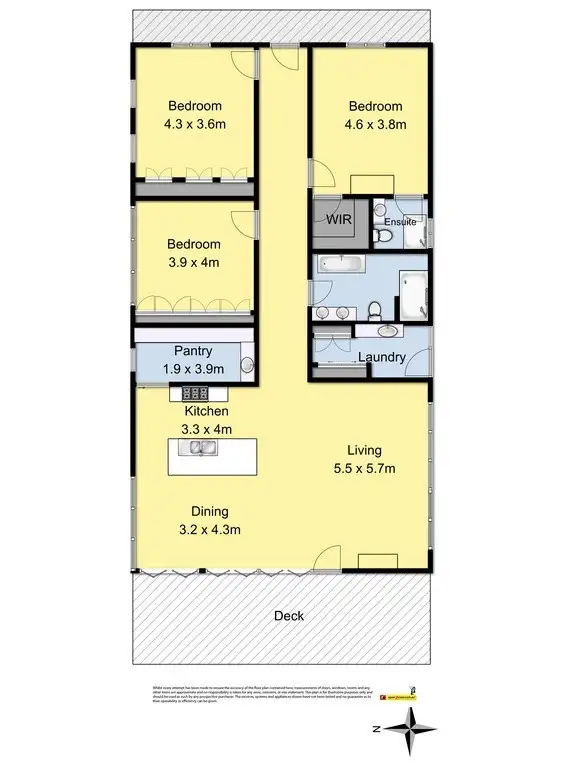 Floorplan of Homely house listing, 21 Corangamite Street, Colac VIC 3250