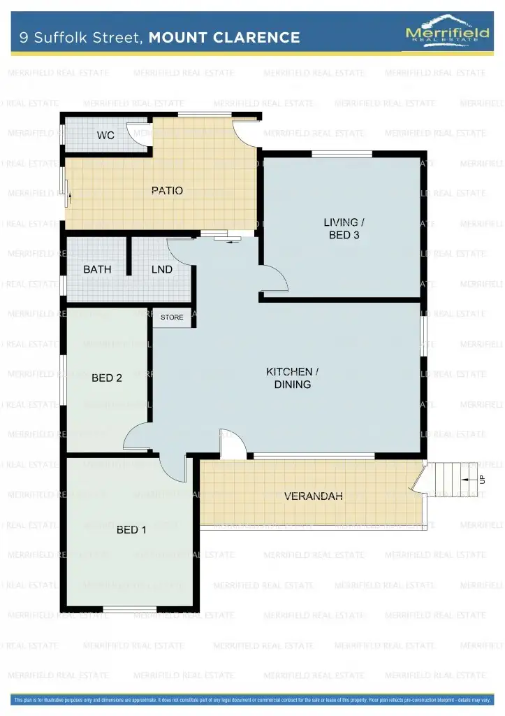 Floorplan of Homely house listing, 9 Suffolk Street, Mount Clarence WA 6330