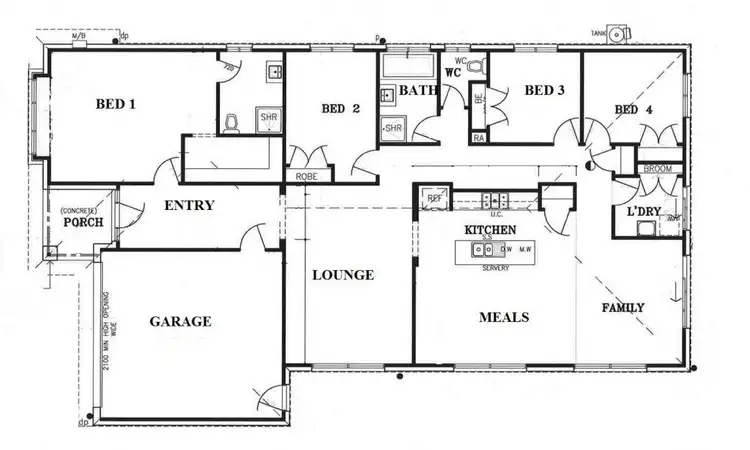 Floorplan of Homely house listing, 3 Cochrane Street, Echuca VIC 3564