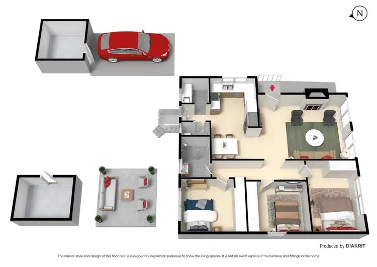 Floorplan of Homely house listing, 46 Vincent Crescent, Werribee VIC 3030