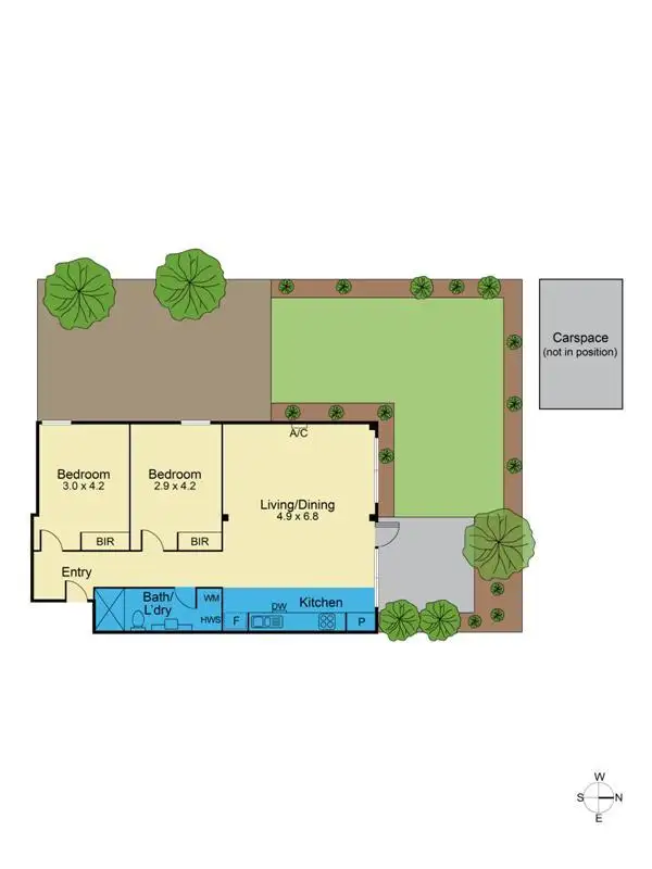 Floorplan of Homely apartment listing, 7/40 Stephen Street, Yarraville VIC 3013
