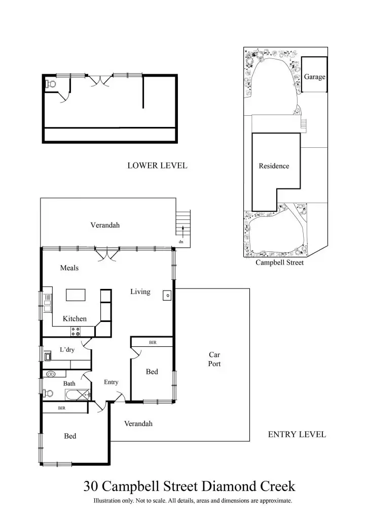 Floorplan of Homely house listing, 30 Campbell Street, Diamond Creek VIC 3089