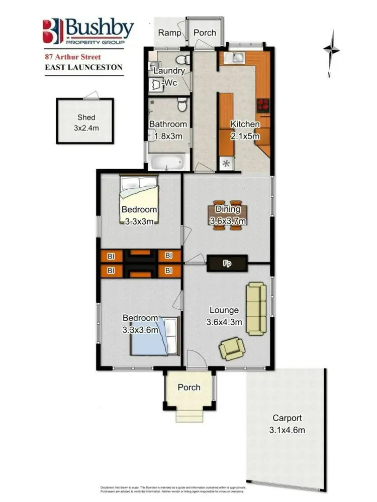 Floorplan of Homely house listing, 87 Arthur Street, East Launceston TAS 7250