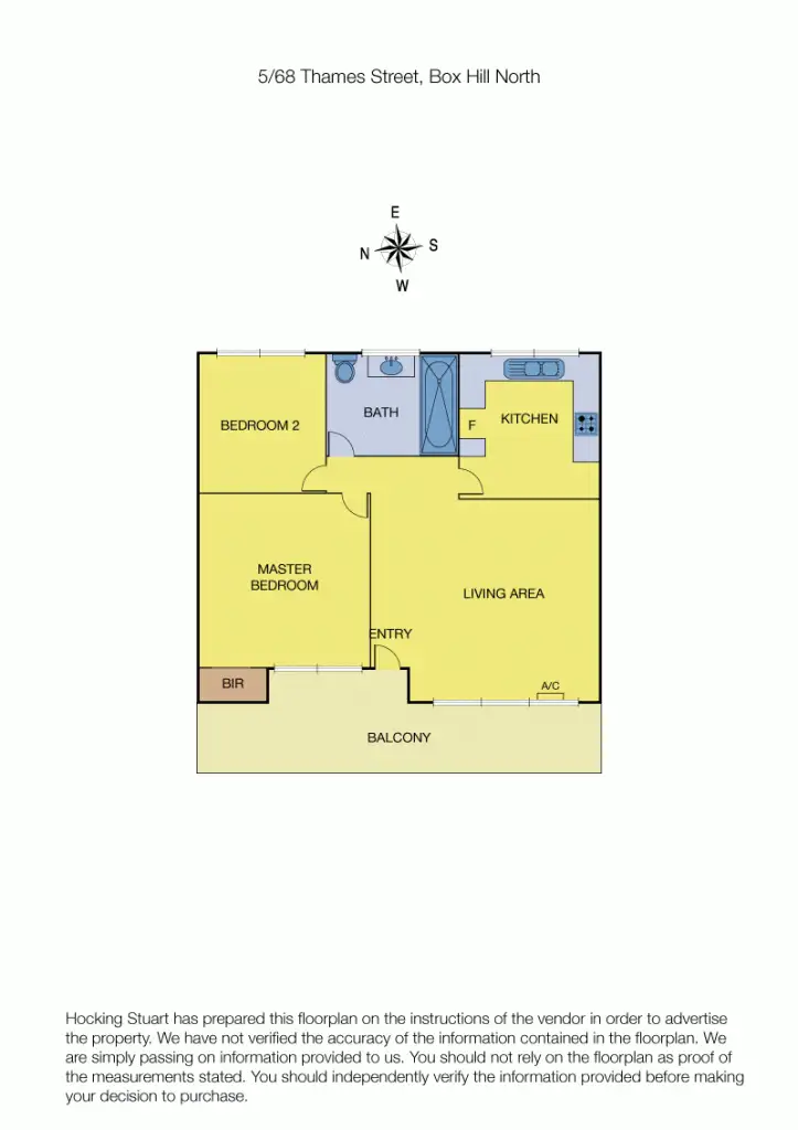Floorplan of Homely apartment listing, 5/68 Thames Street, Box Hill North VIC 3129