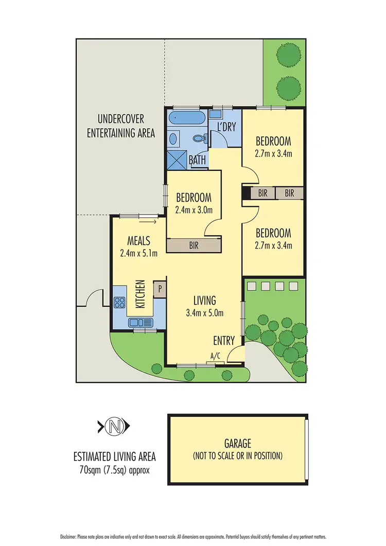 Floorplan of Homely unit listing, 2/7 Hazel Grove, Pascoe Vale VIC 3044