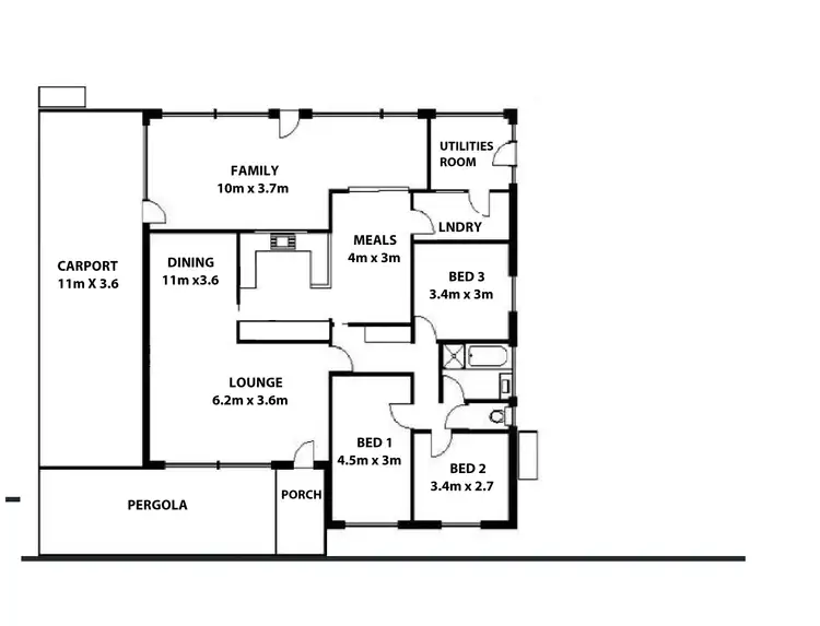 Floorplan of Homely house listing, 29 Yanagin Road, Greenhill SA 5140
