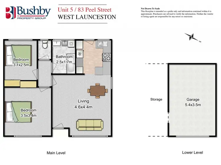 Floorplan of Homely unit listing, 5/83 Peel Street, West Launceston TAS 7250