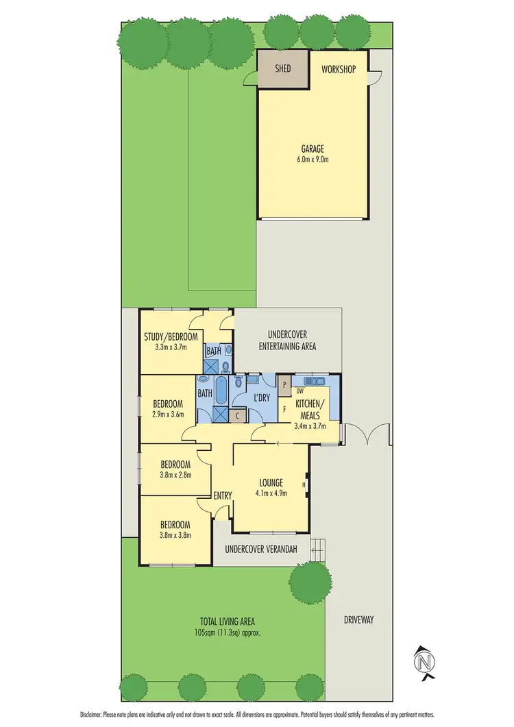 Floorplan of Homely house listing, 12 Duke Street, Avondale Heights VIC 3034