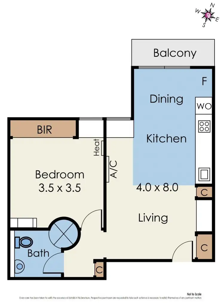 Floorplan of Homely apartment listing, 2116/22 Dorcas Street, Southbank VIC 3006