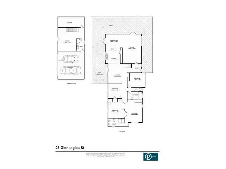 Floorplan of Homely house listing, 23 Gleneagle Street, Kenmore QLD 4069
