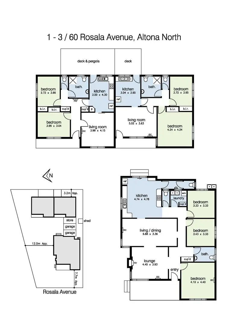 Floorplan of Homely house listing, 60 Rosala Avenue, Altona North VIC 3025