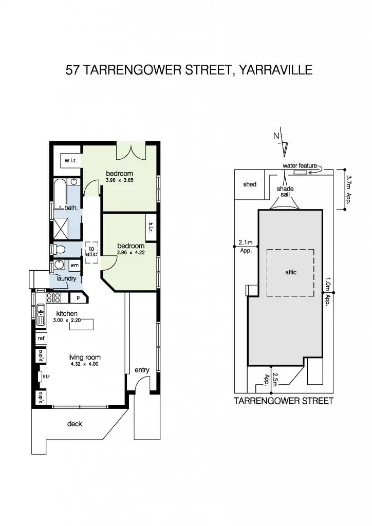 Floorplan of Homely house listing, 57 Tarrengower Street, Yarraville VIC 3013