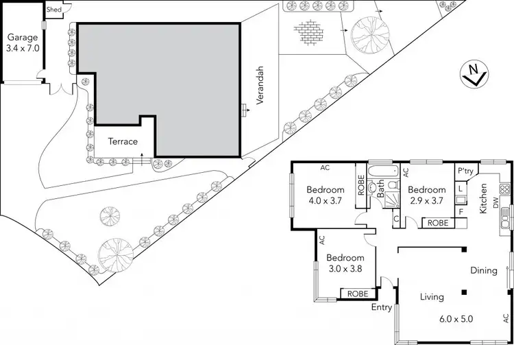 Floorplan of Homely house listing, 8 Ida Court, Reservoir VIC 3073