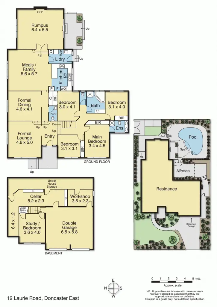 Floorplan of Homely house listing, 12 Laurie Road, Doncaster East VIC 3109