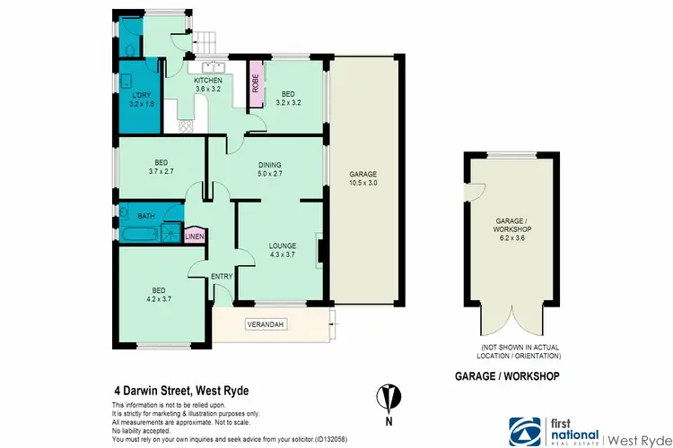 Floorplan of Homely house listing, 4 Darwin Street, West Ryde NSW 2114