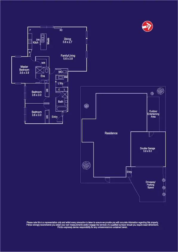 Floorplan of Homely unit listing, 1/5 McClelland Street, Bell Park VIC 3215