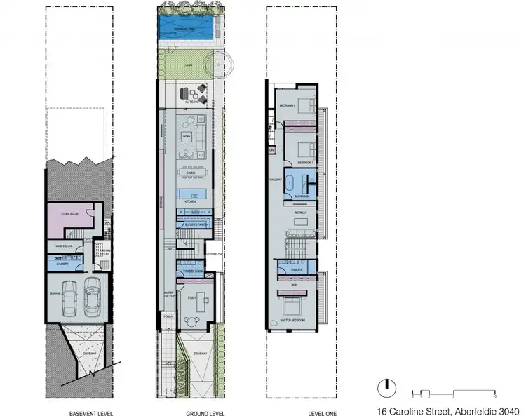 Floorplan of Homely house listing, 16 Caroline Street, Aberfeldie VIC 3040