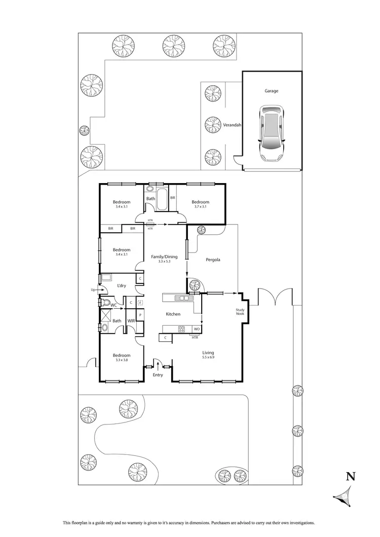Floorplan of Homely house listing, 9 Carinya Avenue, Aspendale VIC 3195