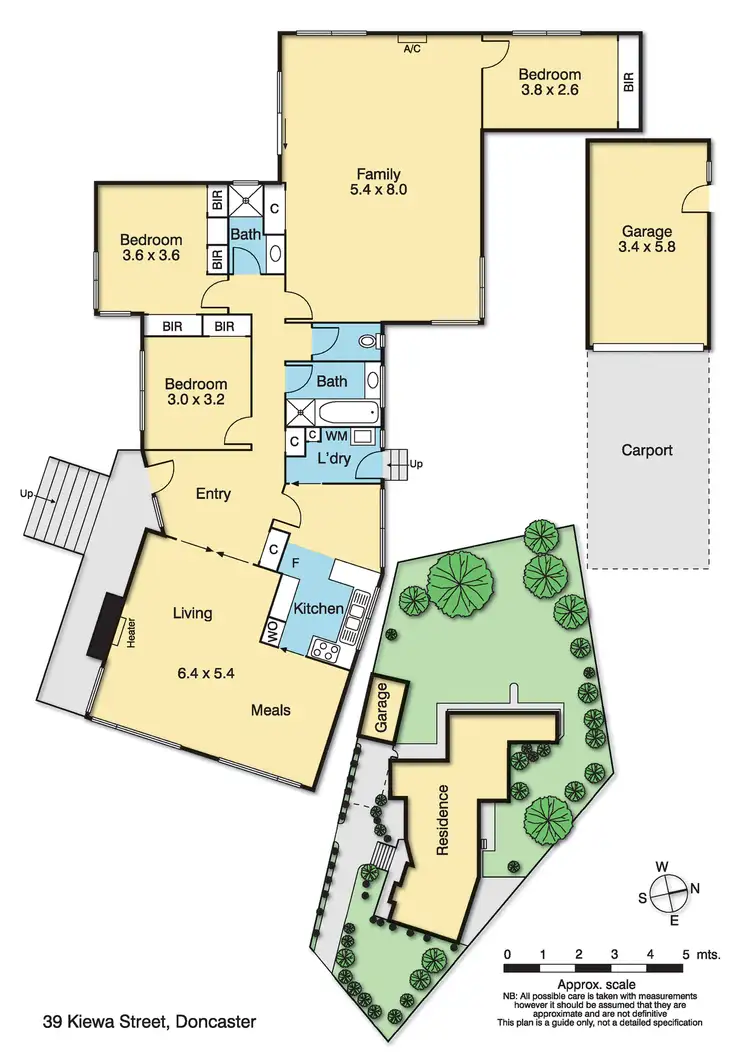 Floorplan of Homely house listing, 39 Kiewa Street, Doncaster VIC 3108