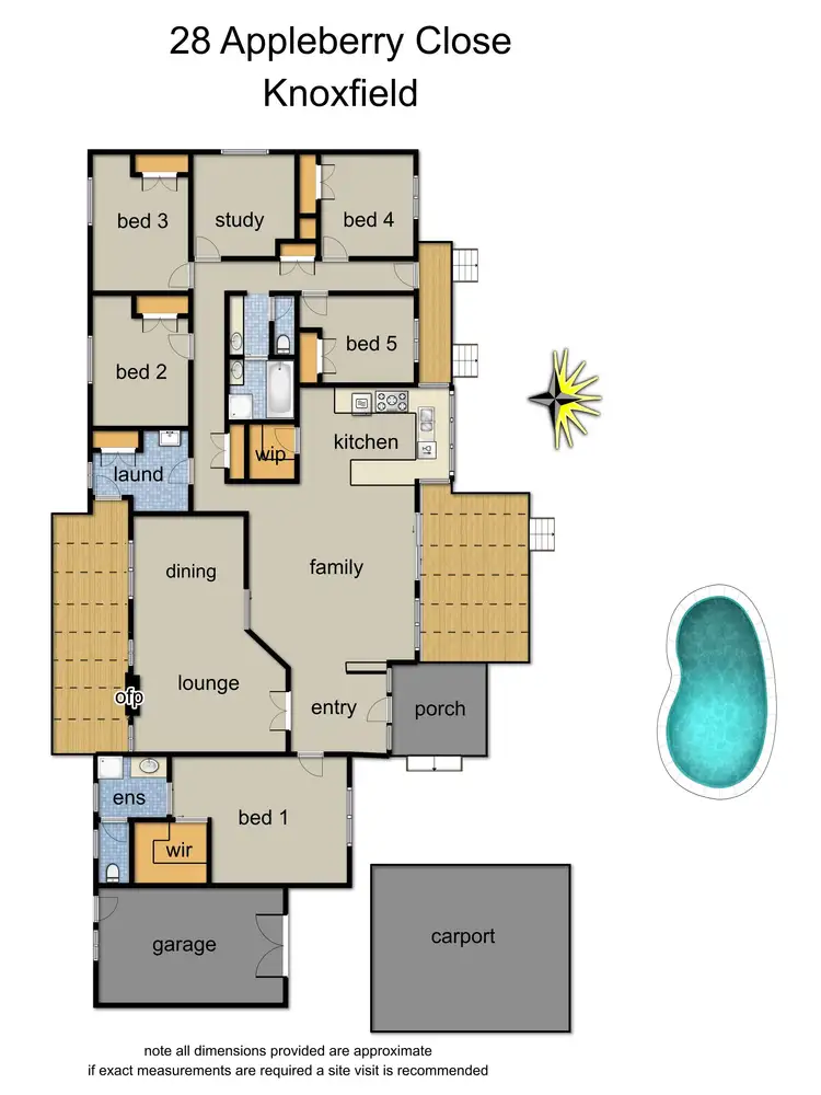 Floorplan of Homely house listing, 28 Appleberry Close, Knoxfield VIC 3180