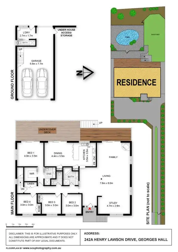 Floorplan of Homely house listing, 242A Henry Lawson Drive, Georges Hall NSW 2198