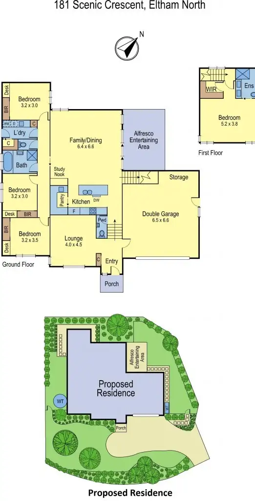 Floorplan of Homely land listing, 181 Scenic Crescent, Eltham North VIC 3095