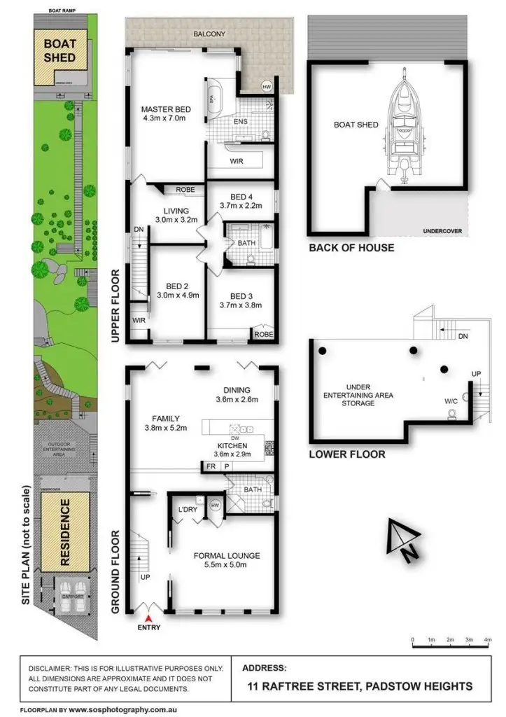 Floorplan of Homely house listing, 11 Raftree Street, Padstow Heights NSW 2211