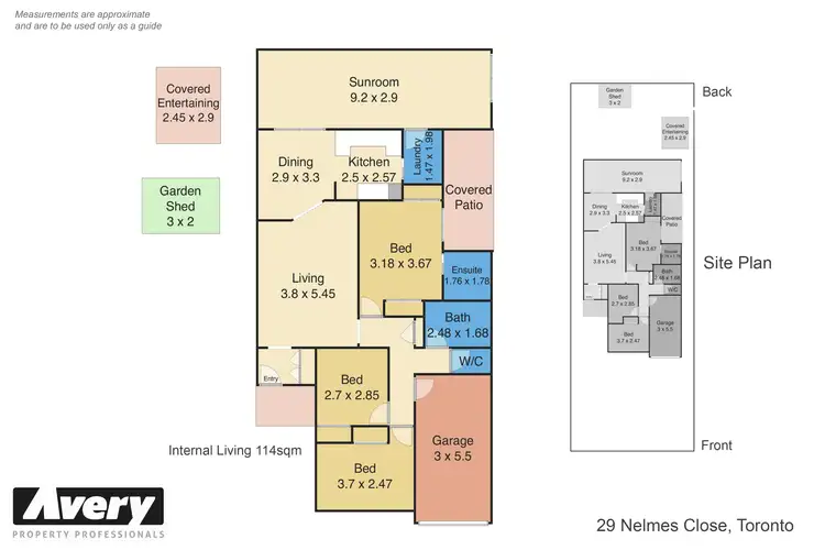 Floorplan of Homely house listing, 29 Nelmes Close, Toronto NSW 2283