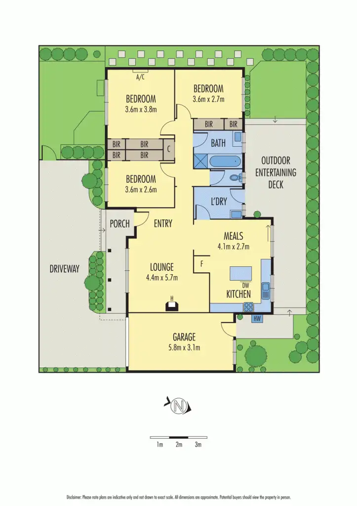 Floorplan of Homely unit listing, 2/19 Bayside Avenue, Edithvale VIC 3196