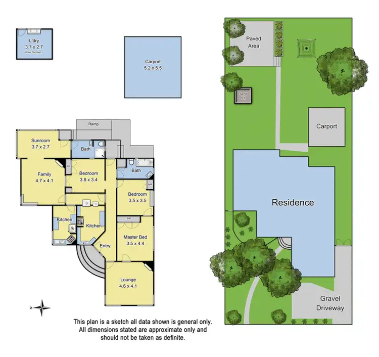 Floorplan of Homely house listing, 7 Orchid Street, Heathmont VIC 3135